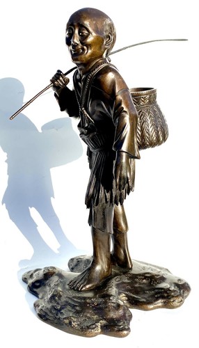 Antique meiji japanese bronze - meiji,