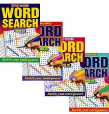 Set of 4 x A5  Wordsearch