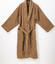 Striped Cotton Robe- BathRobe