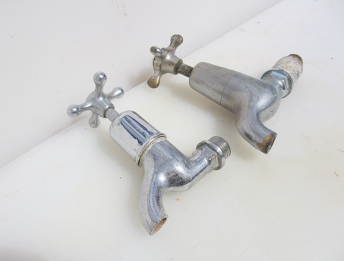 Vintage brass taps - brass,
