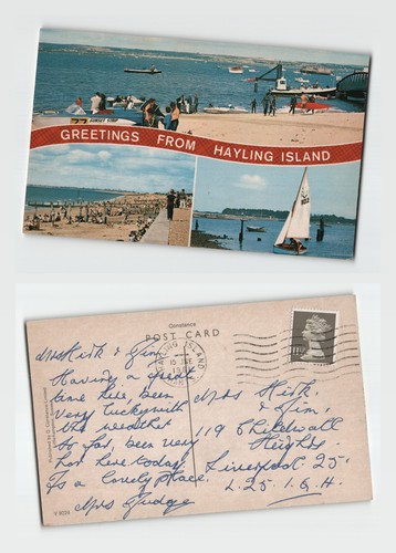 Postcard greetings from - postcard,