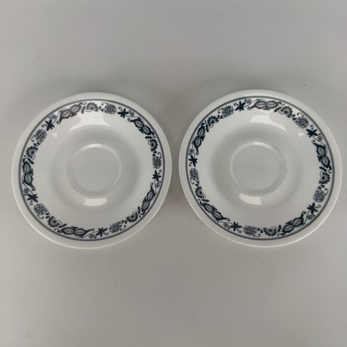 Corelle old town blue saucers - blue,
