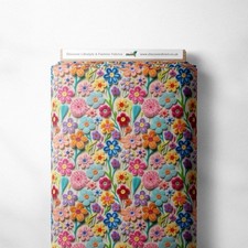 100% Cotton Fabric Digital Printed 3D Patterns Novelty | 40 Designs | 140cm Wide