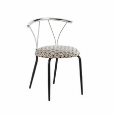 Upholstered Curvedrear Chair