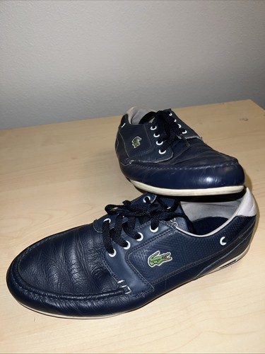 Lacoste men leather boat - leather,