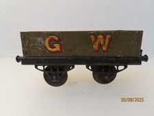 HORNBY O Gauge  G W Plank wagon ..*