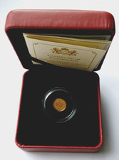 Canada 2019 25c 40th anniversary Reverse Gold Proof Maple Leaf Coin Boxed CoA