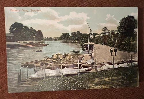 Antique postcard surbiton - antique,
