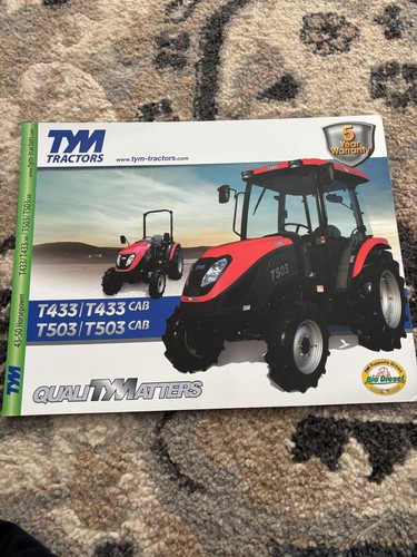Tym t433 t503 - t433, brochure