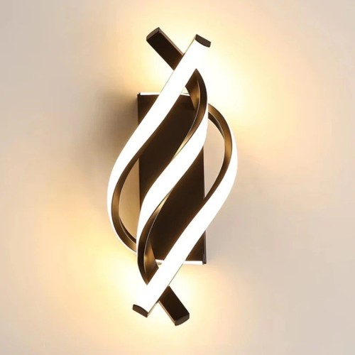 Curved spiral led - spiral, lamp