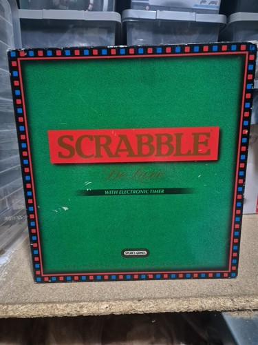 Scrabble deluxe with - deluxe,