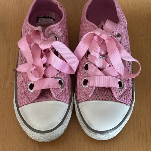 Ash pink lace trainers - ash,