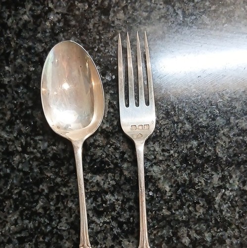 Sterling silver spoon - spoon, &