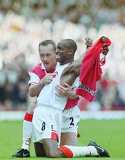 Ian Wright of Arsenal football