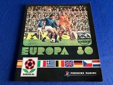Panini Europa 80 Football Sticker Album Empty Book 1980