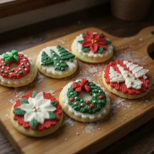 Edible christmas fondant - 6,
