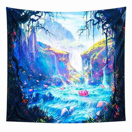 Fantasy landscape tapestry - fantasy,