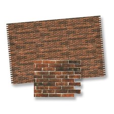 Dolls House Dark Red Brick