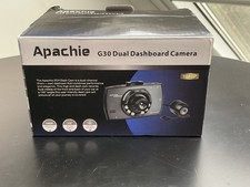 Apachie G30 HD 1080p Dual Dashboard Camera Boxed opened unused