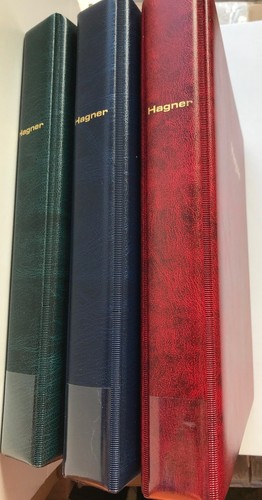 Hagner stamp album and pack - hagner,