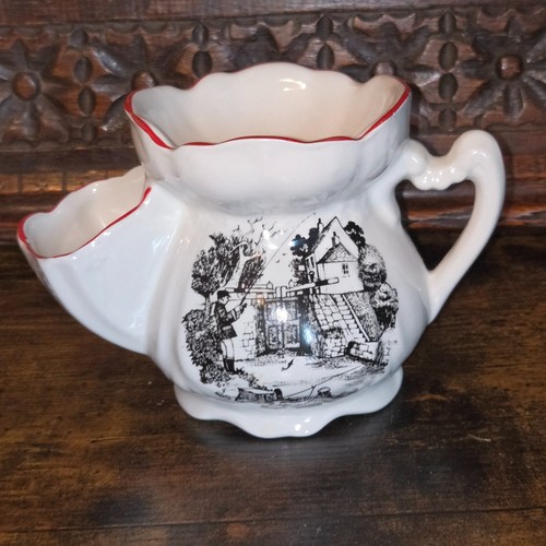 Antique ironstone shaving mug - ironstone,