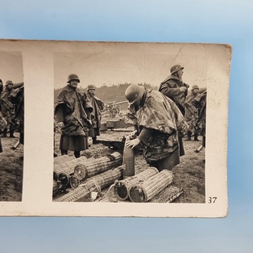 Ww2 german stereoview c1940 - german,