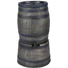 50L Small Water Butt Barrel - Oak Effect - FREE UK P&P
