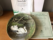 Royal Worcester Quiet Waters Series of plates set of 4 all with certificates.