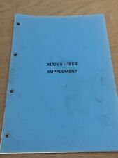 HONDA XL125S XL185S GENUINE BLUE FACTORY WORKSHOP MANUAL ADDENDUM SUPPLEMENT