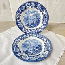 Vintage Royal Warwick Lochs of Scotland Collectors' Plates x 2. Loch Awe. 22cms