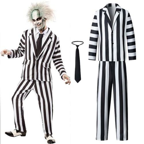 Men beetlejuice fancy dress - men,