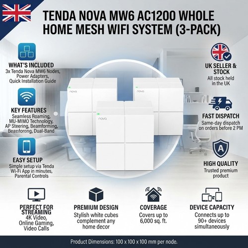 Tenda nova mw6 mesh - nova, wifi