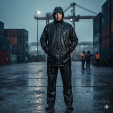 SUPERTOUCH Hi-Viz VIS PVC Rain
