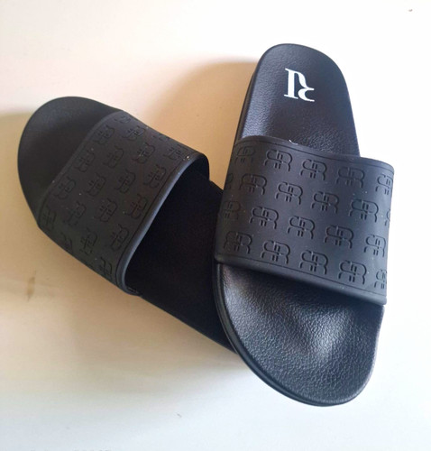 Men black slider sandals - men's,