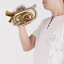 _Mini Pocket Trumpet Bb Flat