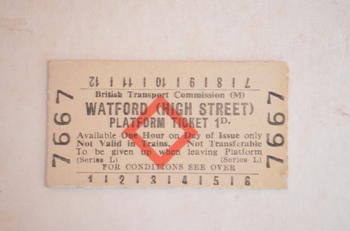 Railway platform ticket btc - railway,