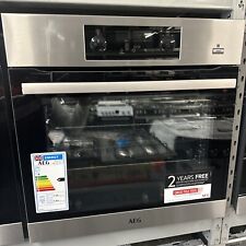 AEG BPS355020M Built In Electric Self Cleaning Single Oven with Steam Function
