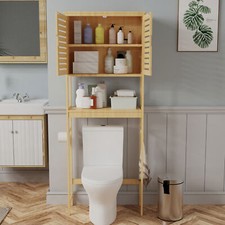 Bamboo Over The Toilet Storage