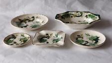 5 items - Mason's  Ironstone  Green Chartreuse Trinket Dishes Ashtray small bowl