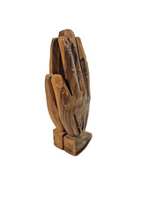 Hand Carved Wooden Praying Hands Christian symbol Olive Wood Bethlehem