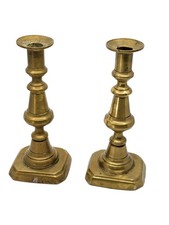 Brass Candlestick Pair Set