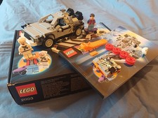 LEGO CUUS #004 Icons Back to the Future Delorian Set 21103  - Rare Misspelling