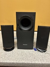 Panasonic Sub And 2x Front Speakers