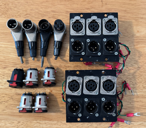 Neutrik xlr and panel - 1/4",