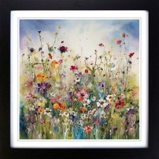Meadow Floral Art No.2 Framed