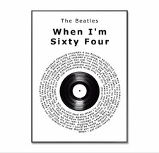 The Beatles Poster, When I’m