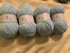 So Crafty Blue (Baby Blue) 4 x 100g Balls Super Bulky Baby Yarn