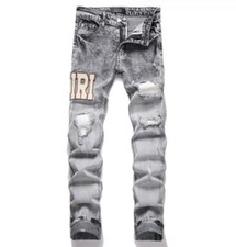 Men's Gray Denim Jeans