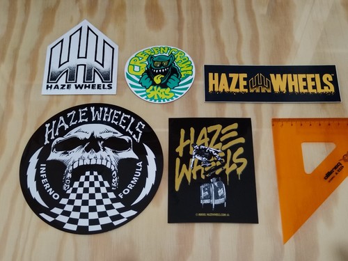 Haze wheels vintage sticker - haze, 5x