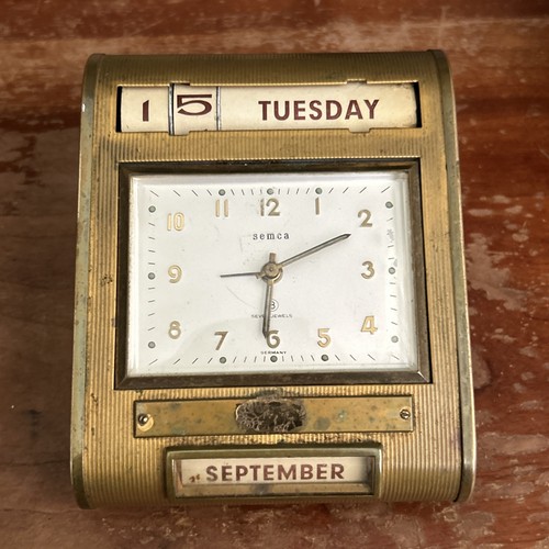 Vintage semca desk clock - clock,